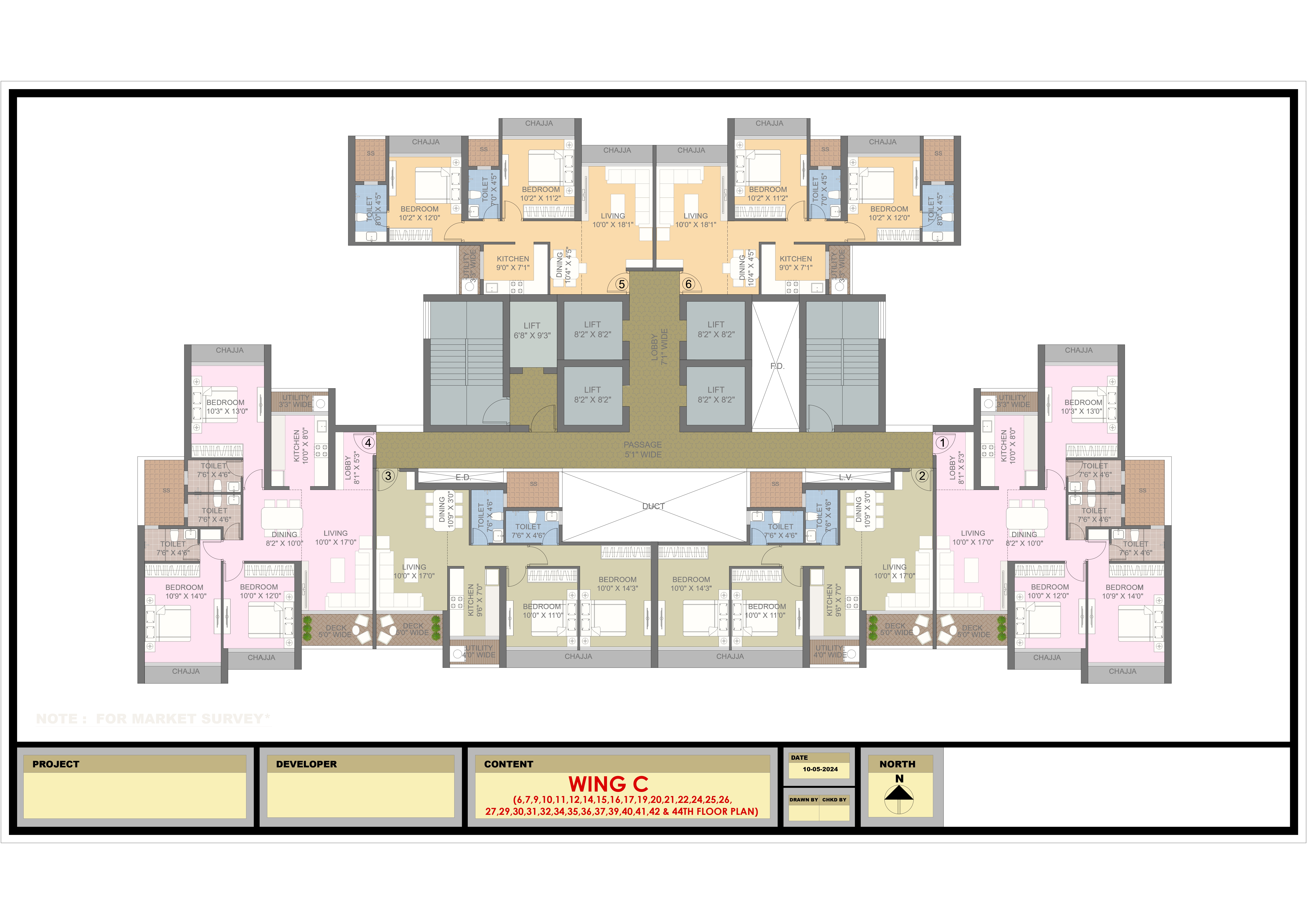 delta belapur Map typical plan